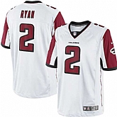 Nike Men & Women & Youth Falcons #2 Matt Ryan White Team Color Game Jersey,baseball caps,new era cap wholesale,wholesale hats